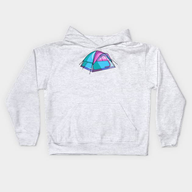 Tent Kids Hoodie by lavavamp